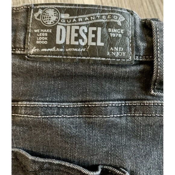 Diesel Black Niclah Regular Straight High Waist Stretch Jean Women’s Size 28-32 - Picture 6 of 14